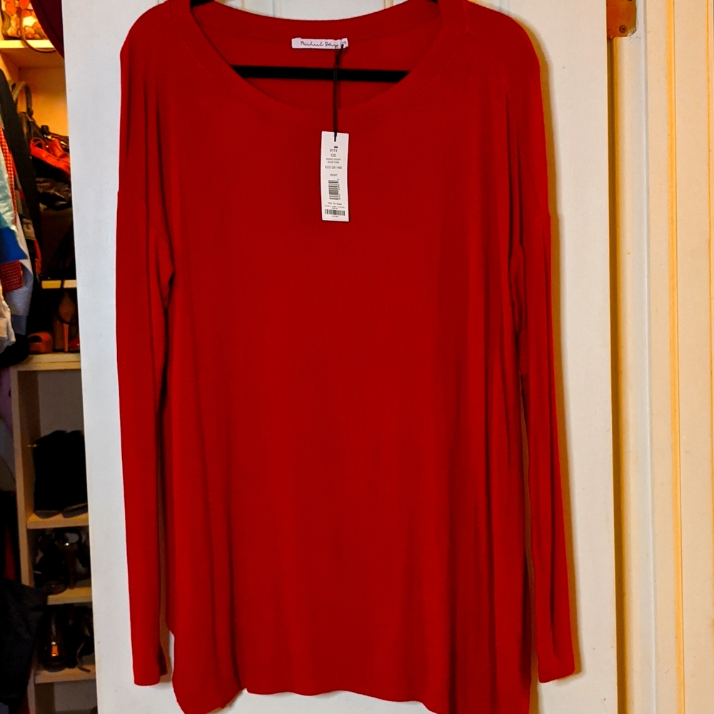 Michael Stars O/S Heart red BNWT